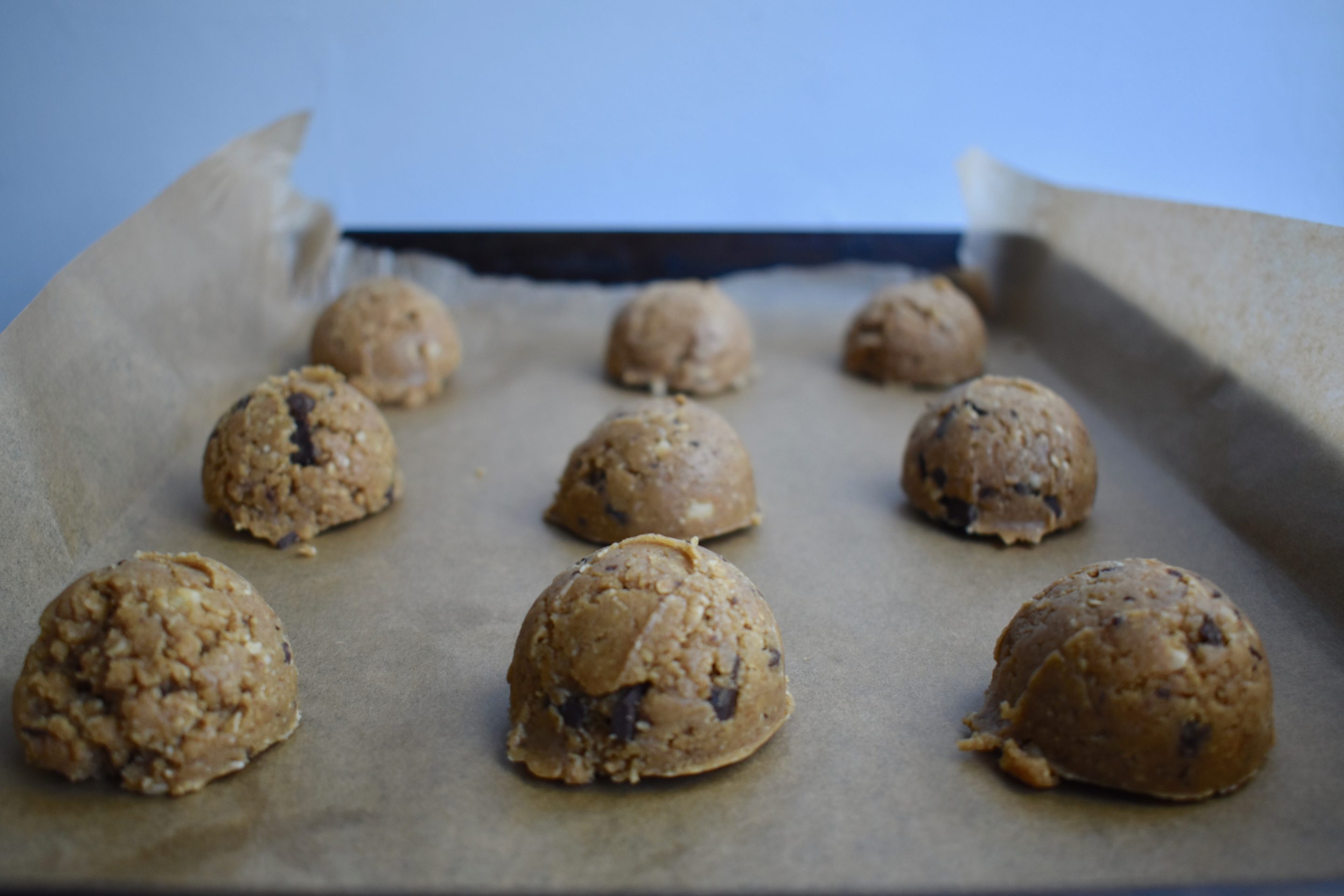 Peanut Butter and Oat Cookies