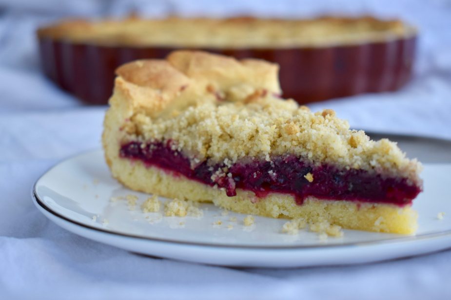 Sour Cherry and Almond Pie