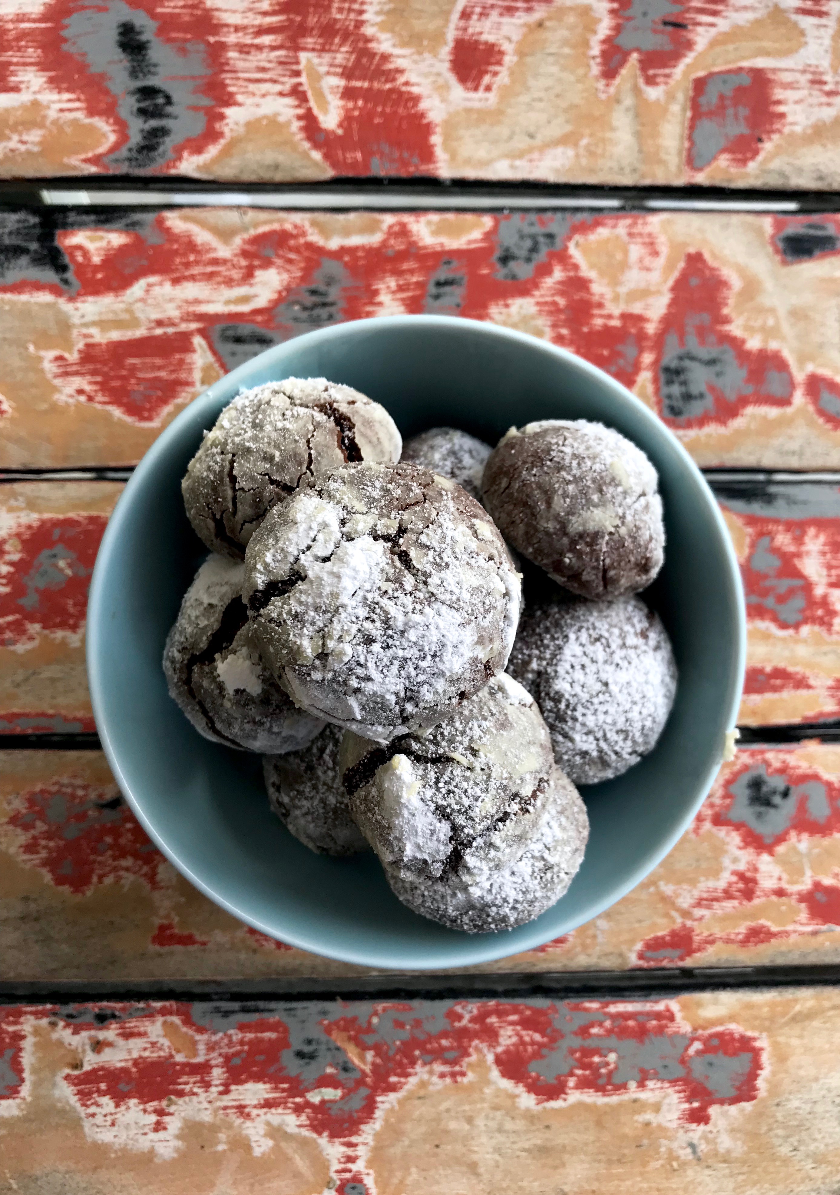 Pretty Chocolate Crinkles